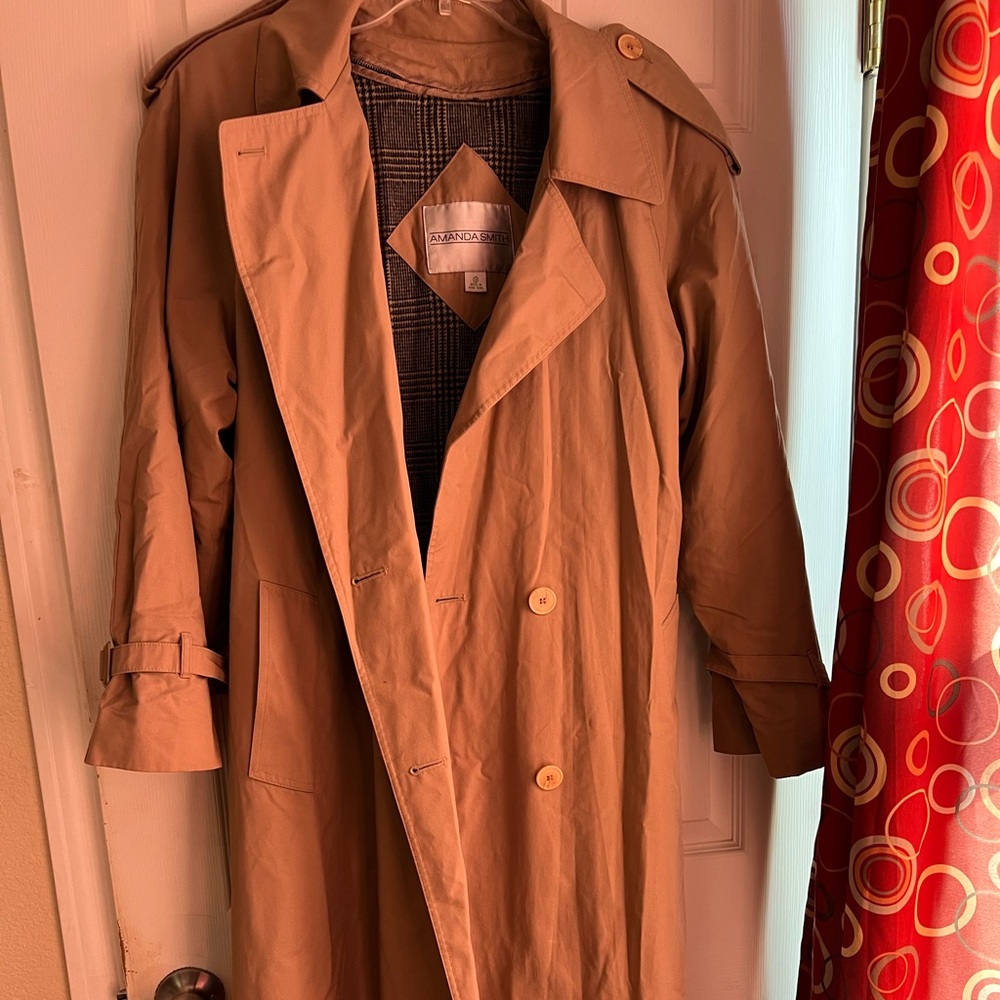 Amanda Smith Classic Brown Trench Coat